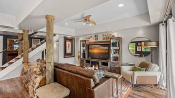 Téléviseur connecté, lecteur de DVD, livres