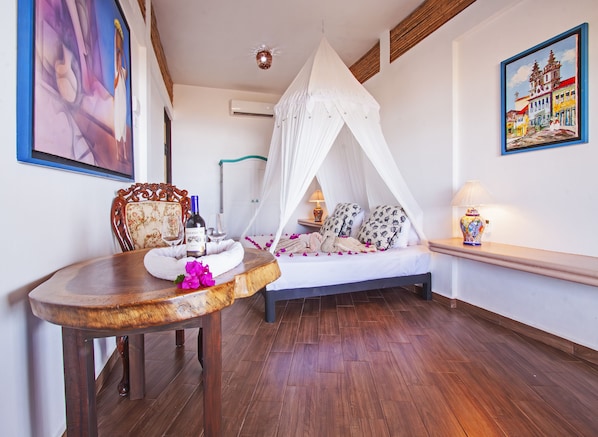 Suite monolocale Luxury | Con stile personalizzato, con arredamento individuale, Wi-Fi gratuito