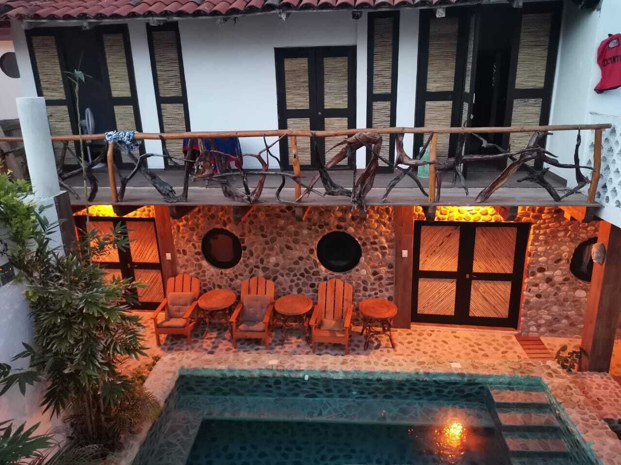 Habitación tradicional, baño compartido, vista al océano | Vista desde la habitación