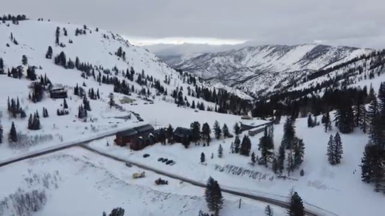 Columbine Inn 104 ski-in ski-out Powder Mountain hotel room for up to 4 guests 