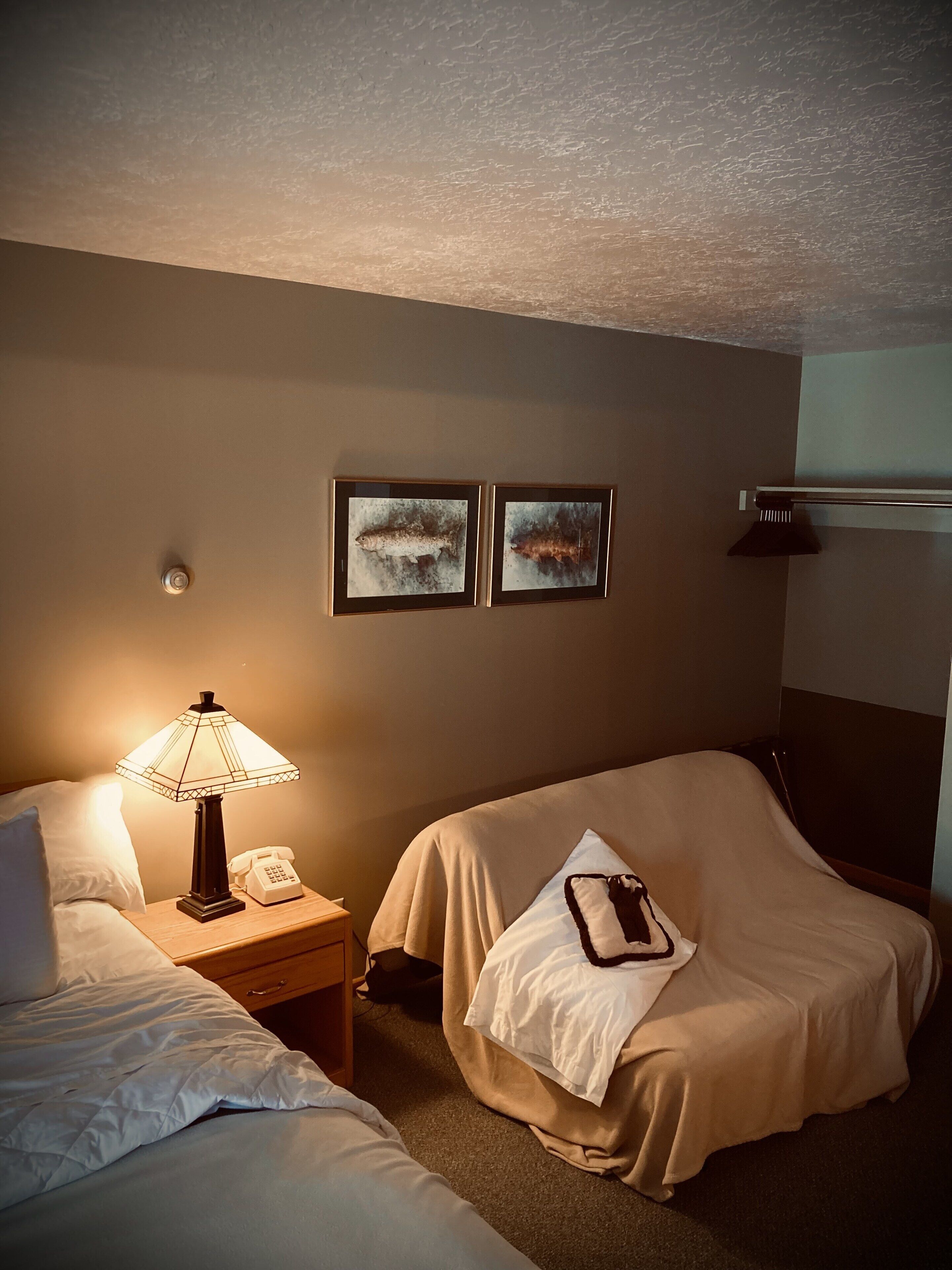 Columbine Inn 104 ski-in ski-out Powder Mountain hotel room for up to 4 guests 