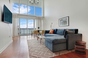 2 Bedroom | Living area | 50-inch Smart TV with cable channels, TV, Netflix - Roami at Adagio (North Bay Village)