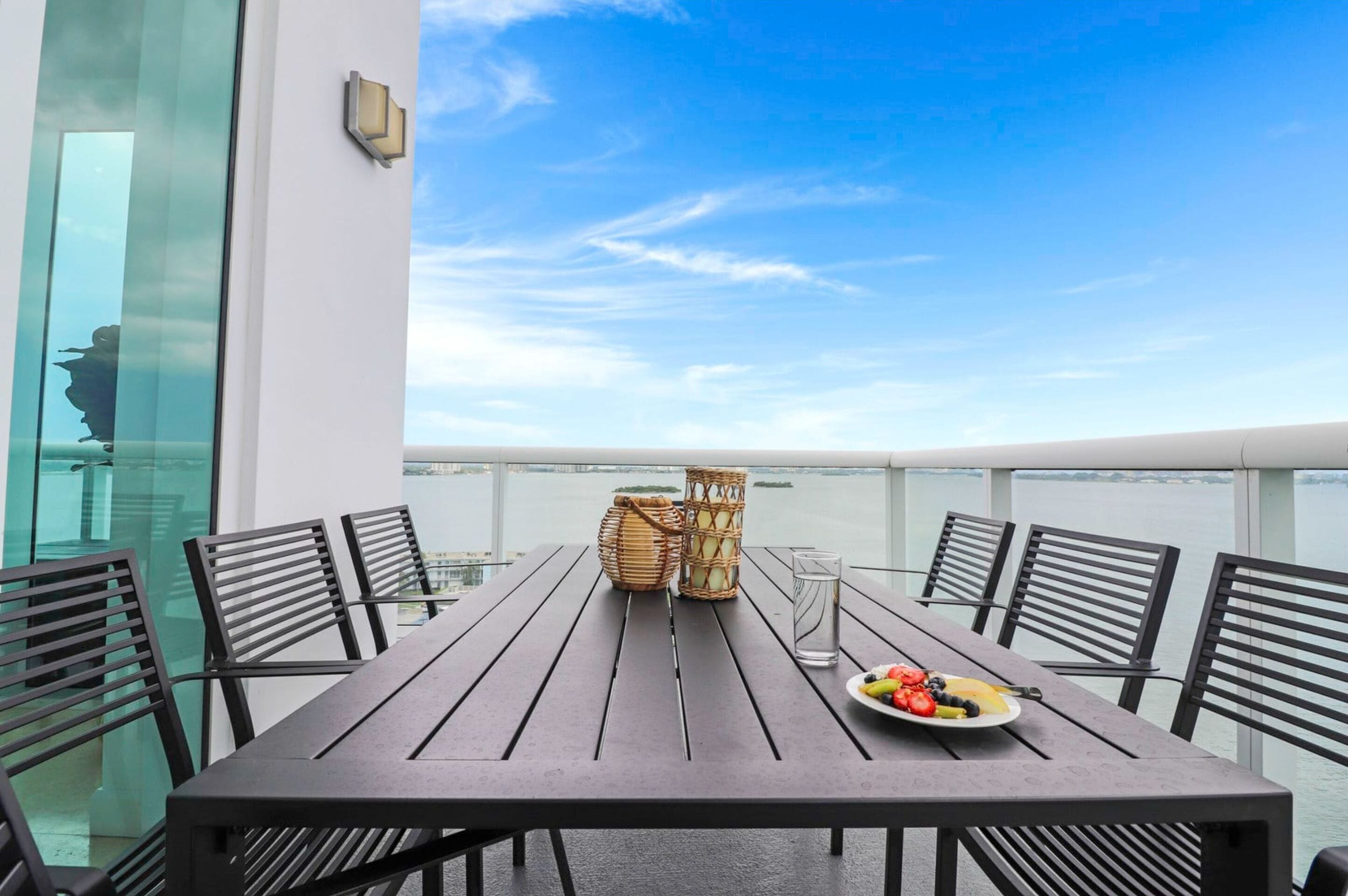 Adjacent Six Bed Four Bath Apartment | Balcony