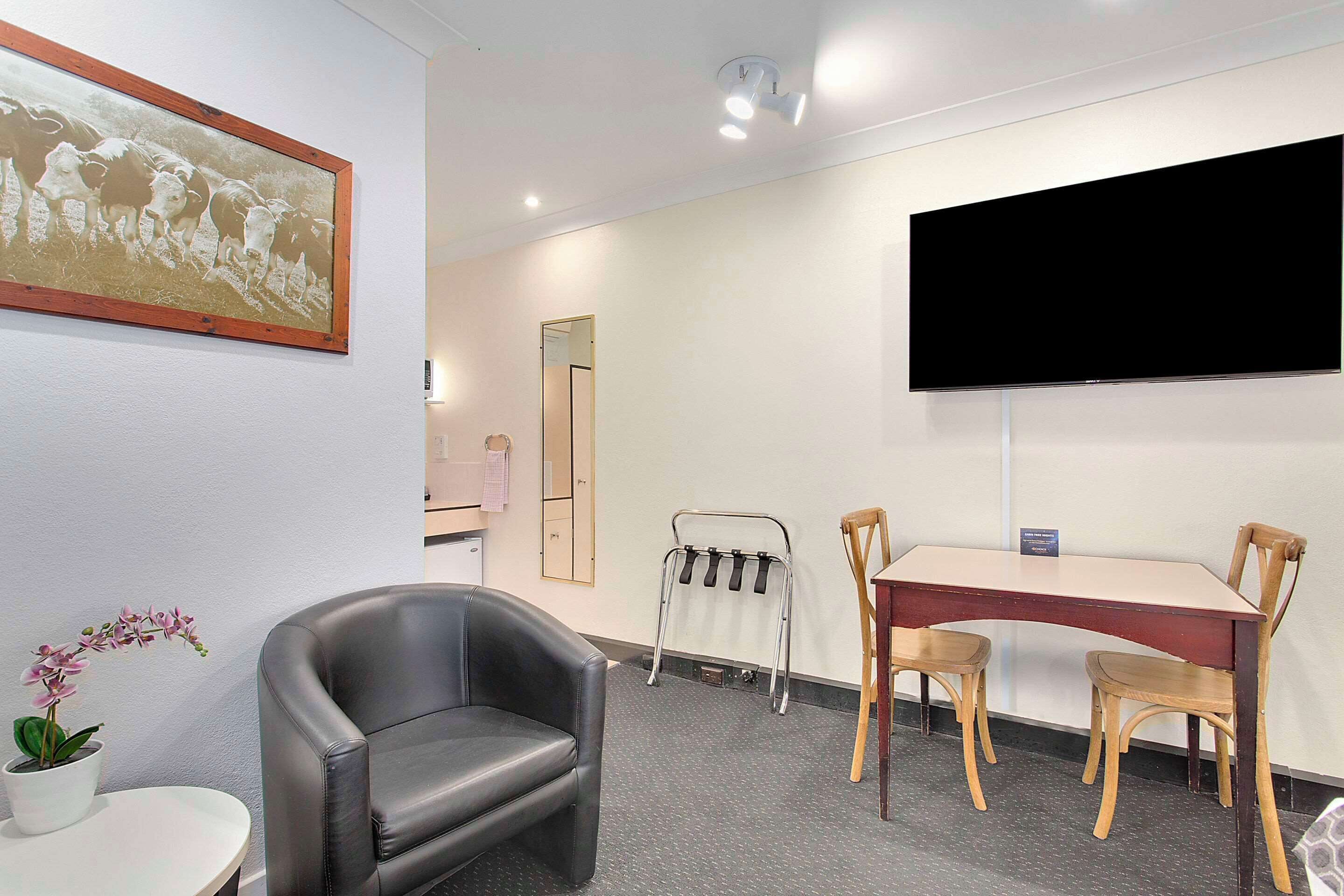 Room, 1 King Bed, Non Smoking (Upgrade) | Iron/ironing board, travel crib, rollaway beds, free WiFi