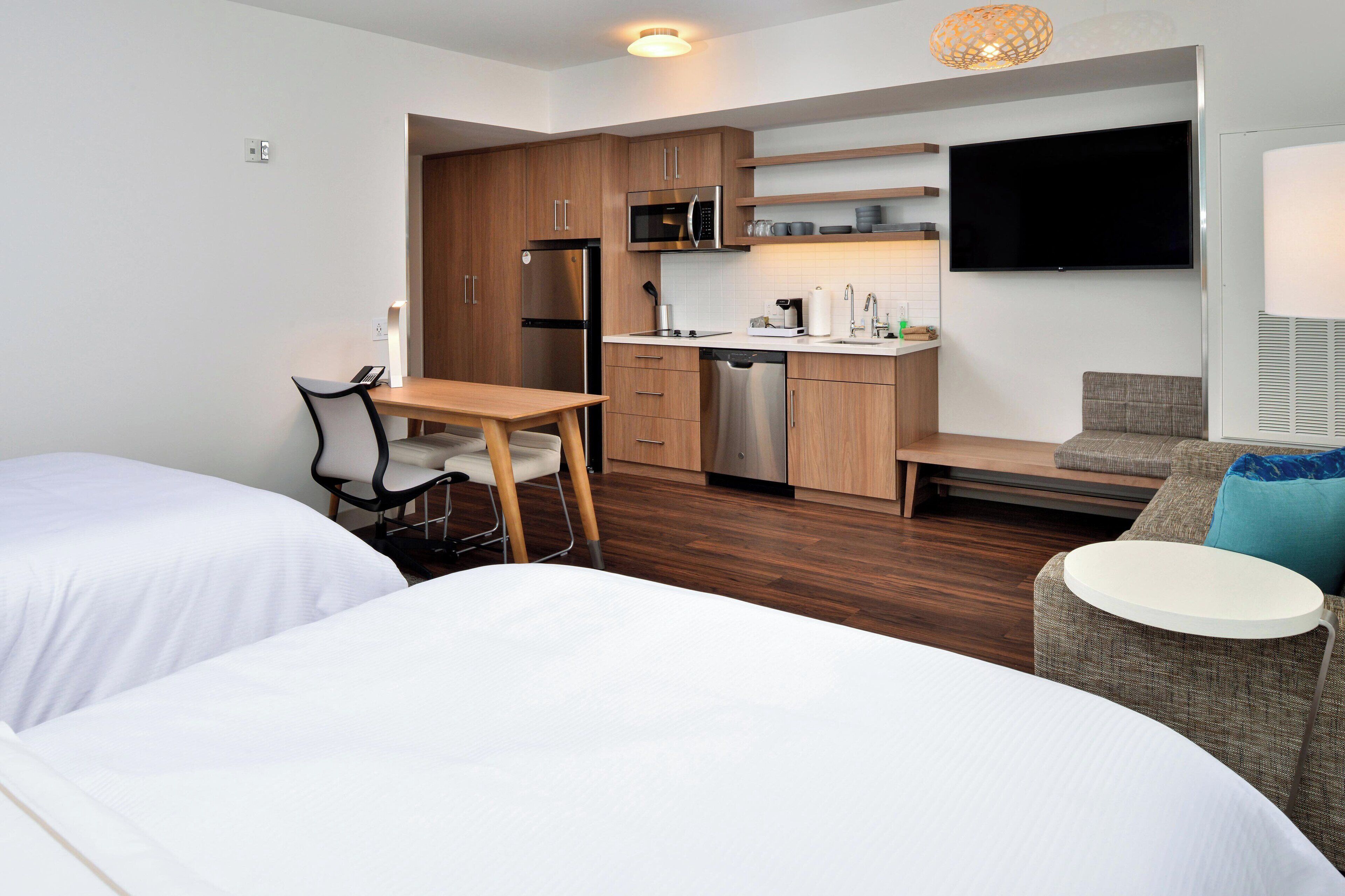 studio, multiple beds | in-room safe, desk, laptop workspace, iron/ironing board