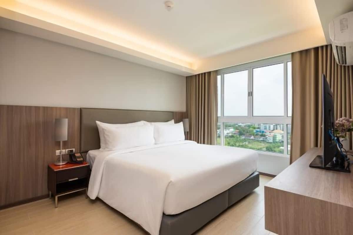 1 habitación, minibar, caja de seguridad en la habitación y escritorio