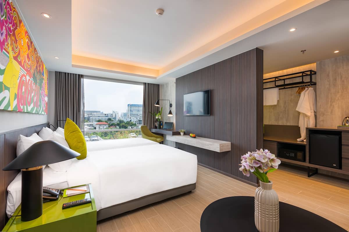 1 habitación, minibar, caja de seguridad en la habitación y escritorio