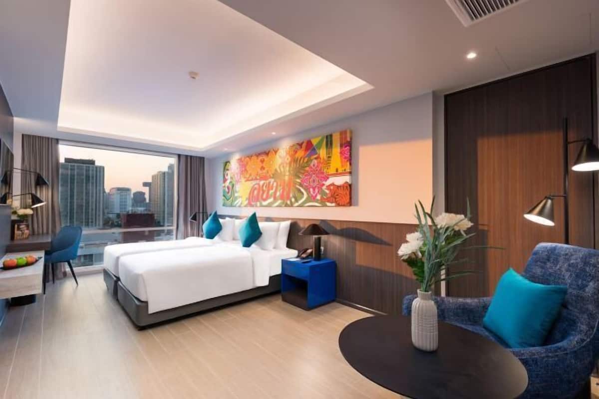 1 habitación, minibar, caja de seguridad en la habitación y escritorio