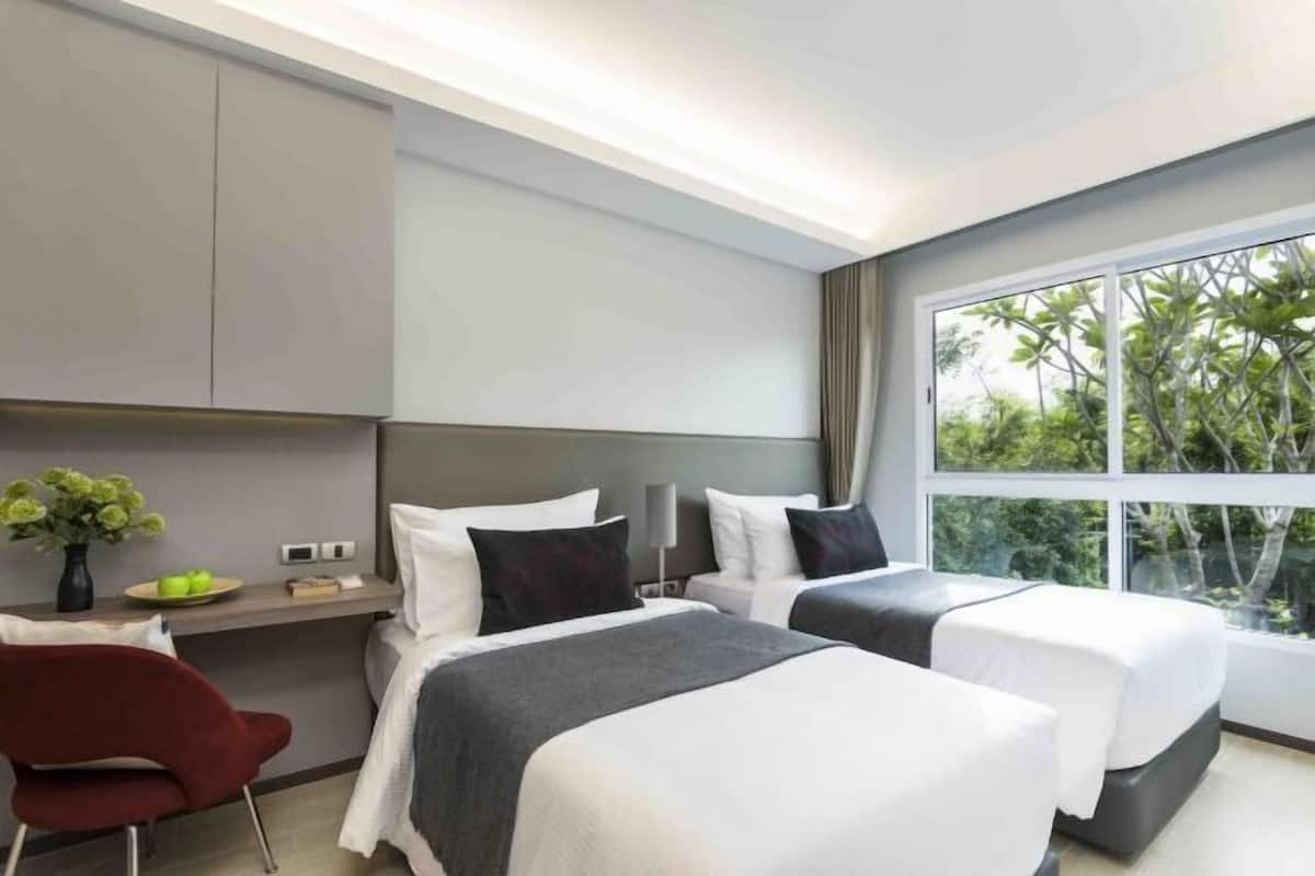 1 habitación, minibar, caja de seguridad en la habitación y escritorio