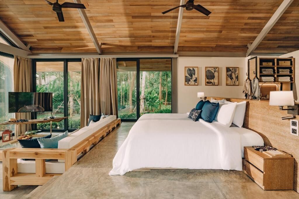 1 多间卧室、客房内保险箱、免费 WiFi、床单