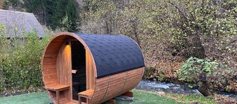 Nouvelles maisons de vacances de luxe avec grand jardin sur une piste de ski près de l'Italie et de la Slovénie