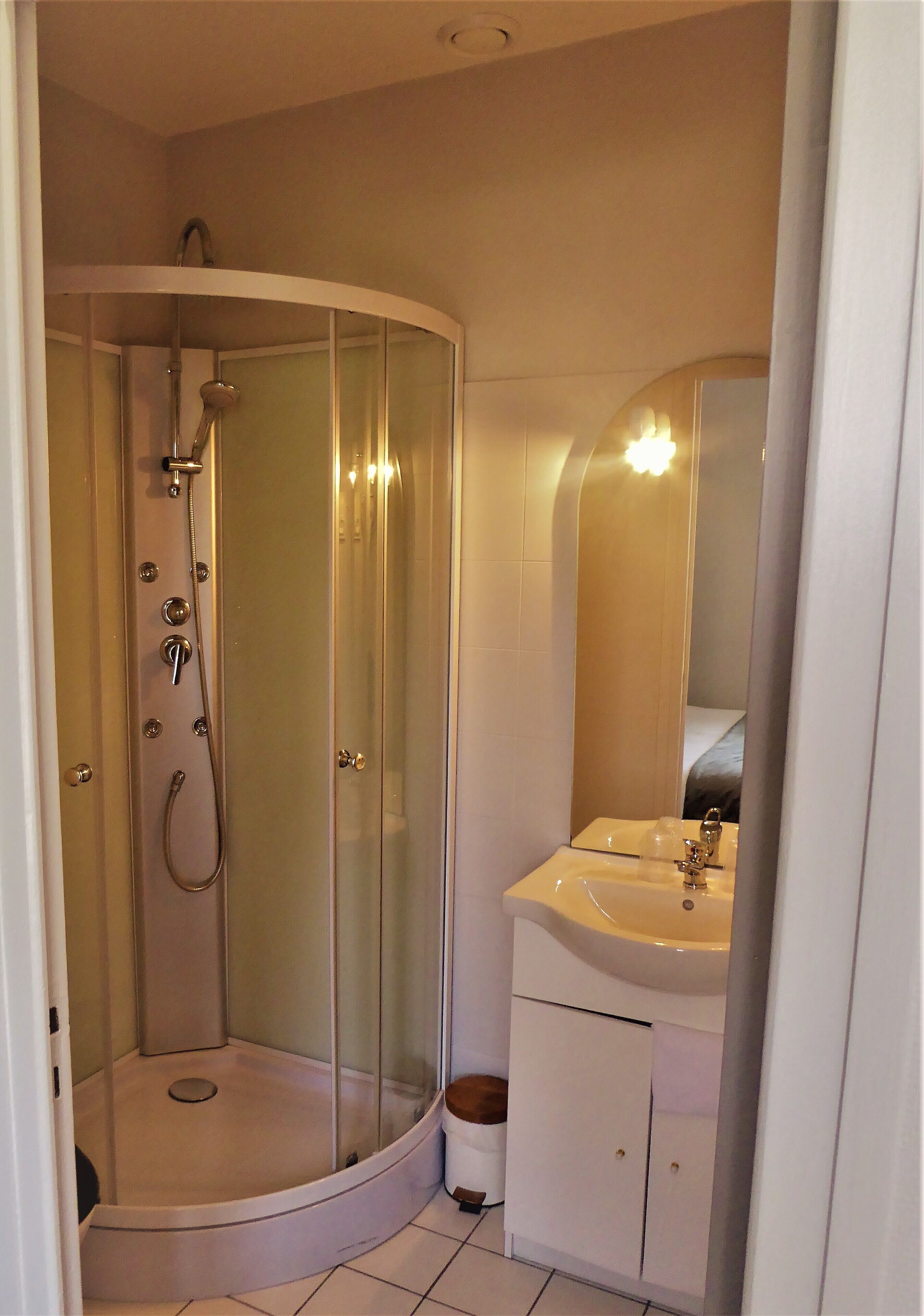 free toiletries, hair dryer, towels, soap