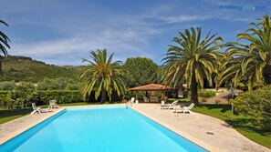 Seasonal outdoor pool, pool umbrellas, pool loungers - Villa Le Palme (Campo nell'Elba)