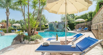 Apartment in villa with swimming pool