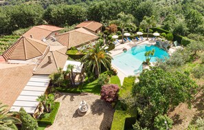 Outdoor pool - Apartment in villa with swimming pool  (Laureana Cilento)