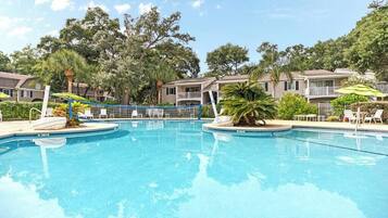 Una piscina climatizada