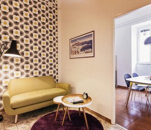 Apartment, 2 Bedrooms | Living area | LCD TV - Peretti RTH (Rome)