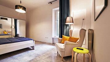 Departamento, 1 habitación | 1 habitación, cortinas blackout y tabla de planchar con plancha