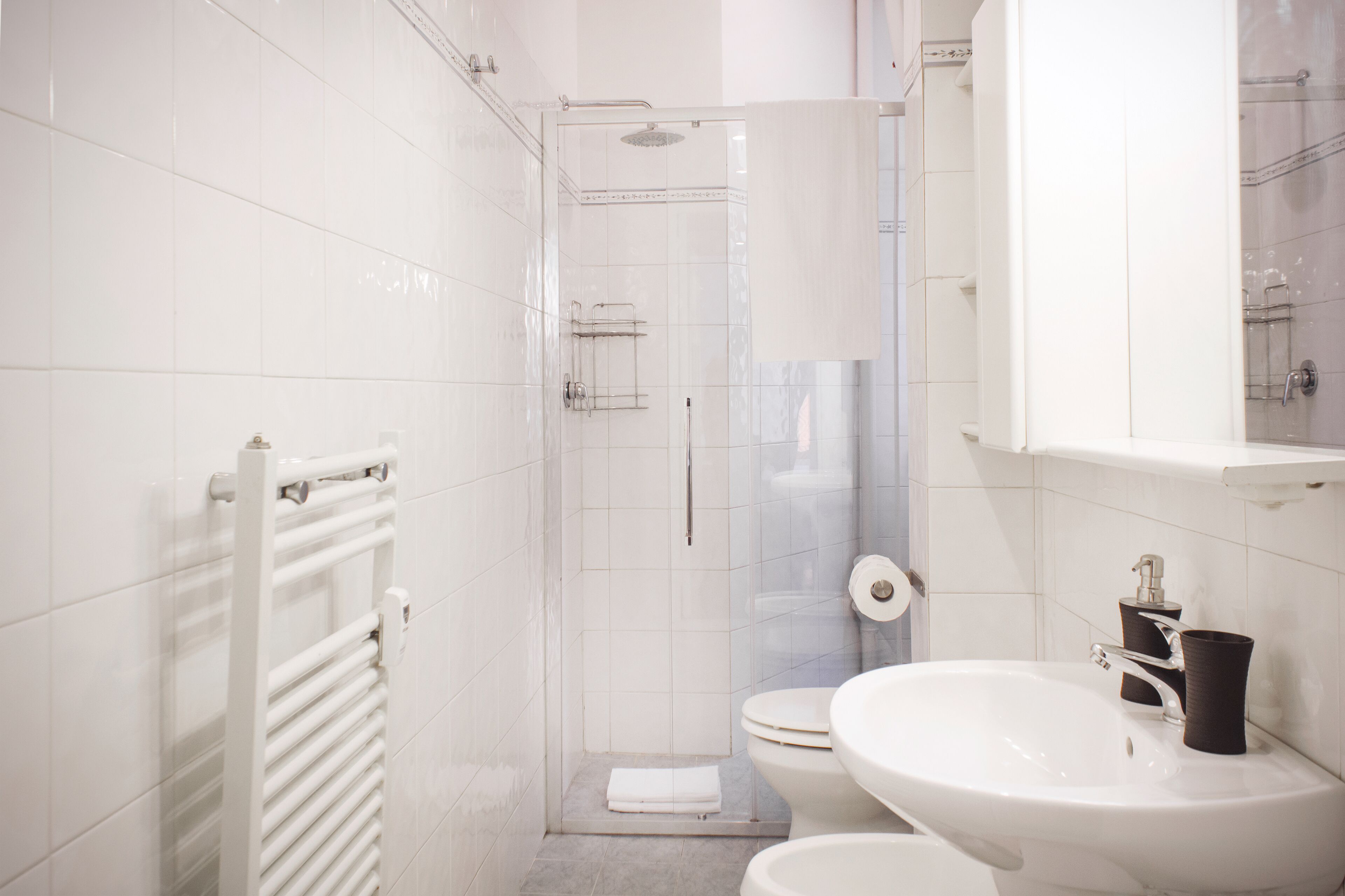 Apartment, 2 Schlafzimmer | Badezimmer | Dusche, Regendusche, kostenlose Toilettenartikel, Haartrockner