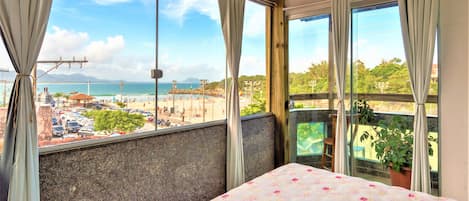 Kamar Double Panorama, balkon, pemandangan samudra | Wi-Fi gratis