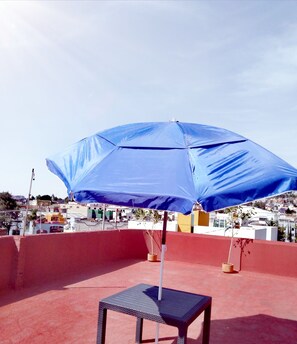 Terrace/patio - Hostal Azul Puebla (Puebla)