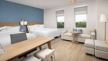 Studio, Multiple Beds | Premium bedding, pillowtop beds, in-room safe, desk