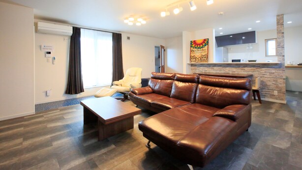 Private Vacation Home | Living area | Flat-screen TV, DVD player - Resort in Ishigaki (Ishigaki)