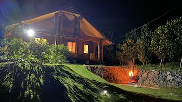 Front of property – evening/night
