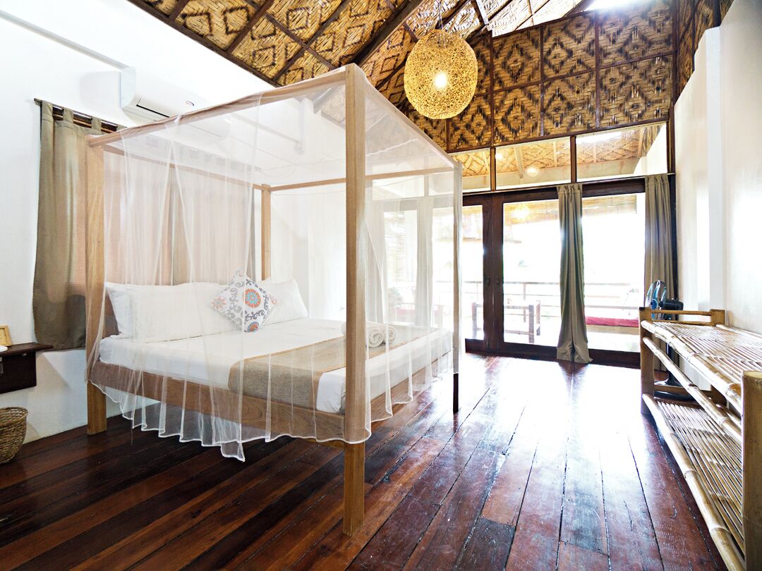 ヴィラ クイーンベッド 1 台ソファーベッド付き 禁煙 ガーデンビュー (Amakan 2) | セーフティボックス (室内)、客室ごとに異なる装飾、客室ごとに異なるインテリア、デスク