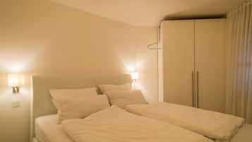 1 chambre, fer et planche Ă repasser, Wi-Fi gratuit, draps fournis