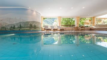 Indoor pool, a heated pool