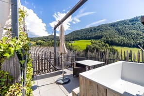 Terrace/patio - Modern Holiday Apartment "Sonnleiten Sterngucker 10" with Wi-Fi (Steinegg)