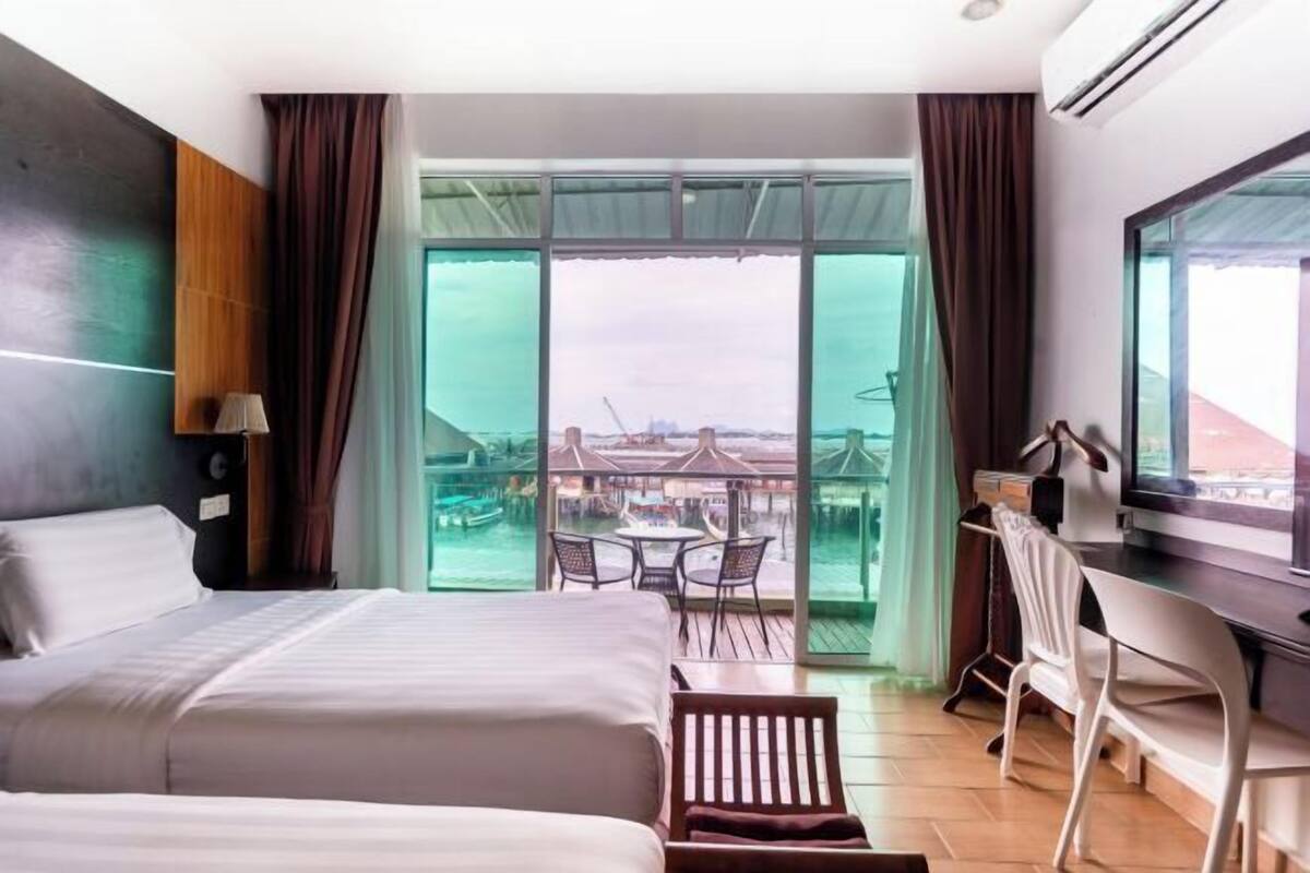 Escritorio, camas plegables/adicionales y wifi gratis