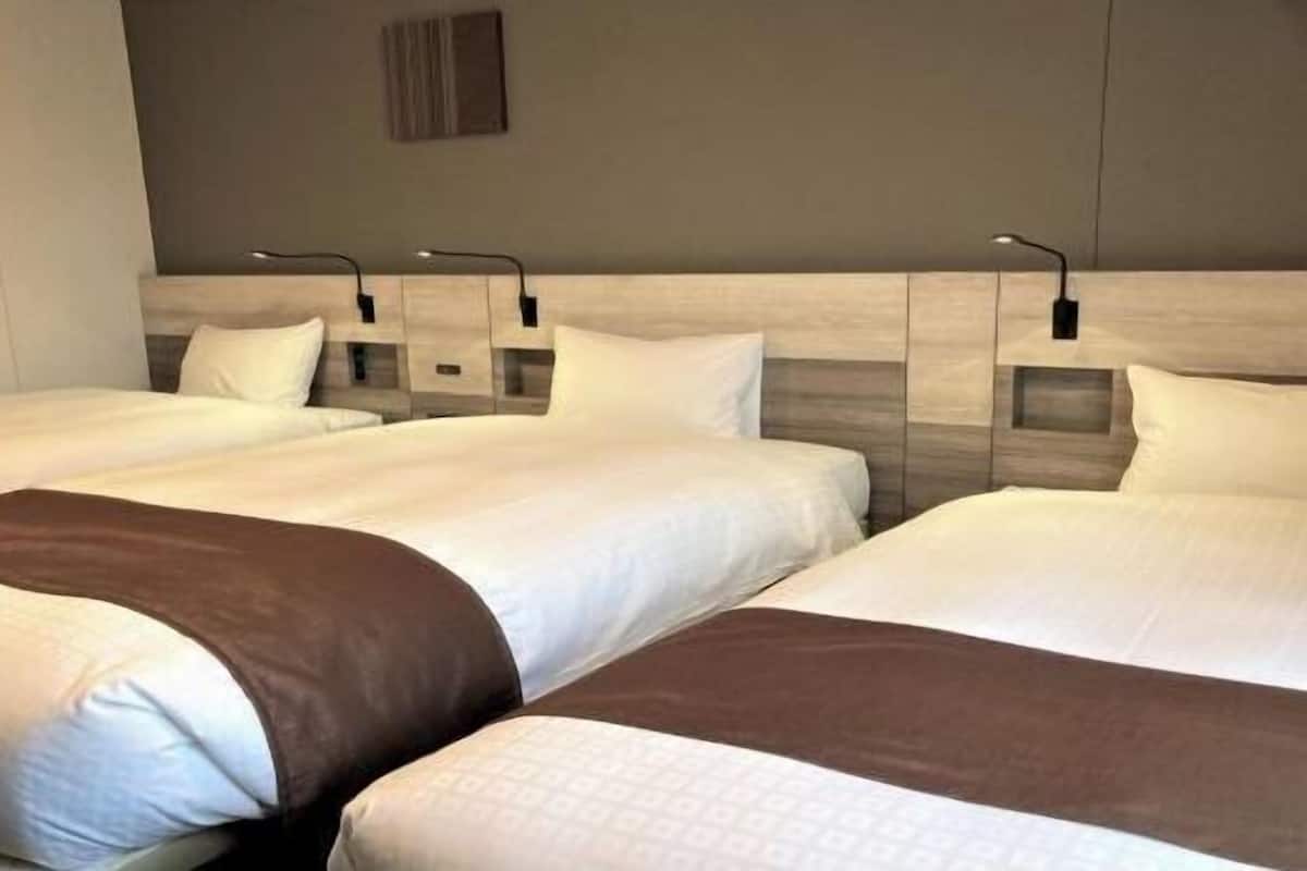 Desk, blackout curtains, iron/ironing board, free WiFi