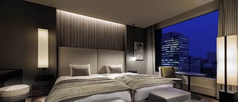 Premium Twin Room | In-room safe, blackout drapes, iron/ironing board, free WiFi