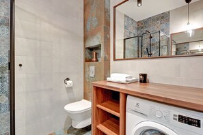 Appartement, 1 chambre, non-fumeur, vue ville | Salle de bain