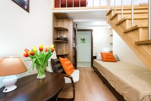 Leilighet | 4 soverom, safe på rommet, strykejern/-brett og barnesenger (inkludert)