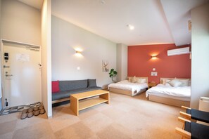 Twin Room 401 with washing machine | Free WiFi, bed sheets - Hotel Neiraku (Nara)