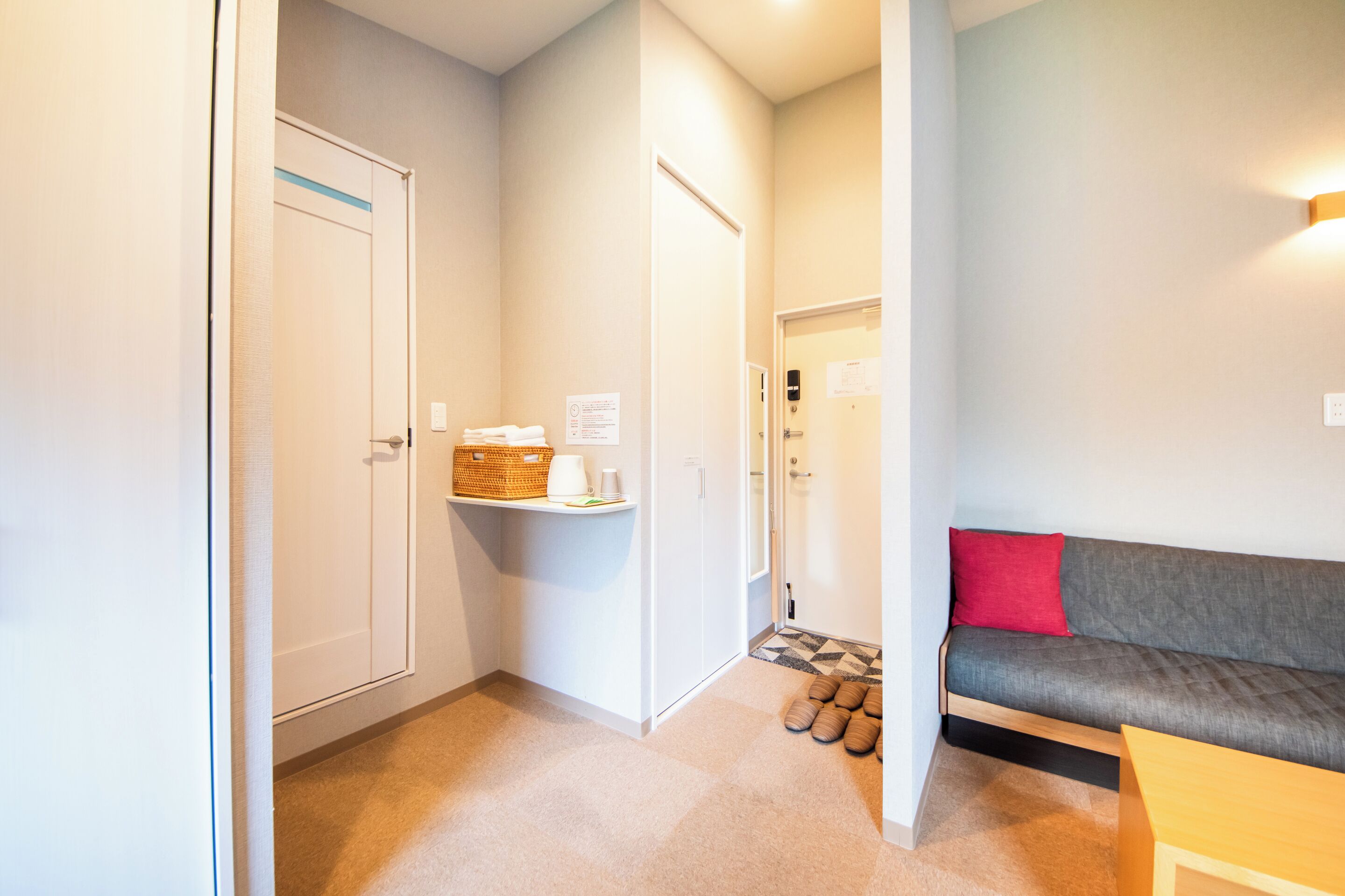 twin room 401 with washing machine | 1 bedroom, free wifi, bed sheets