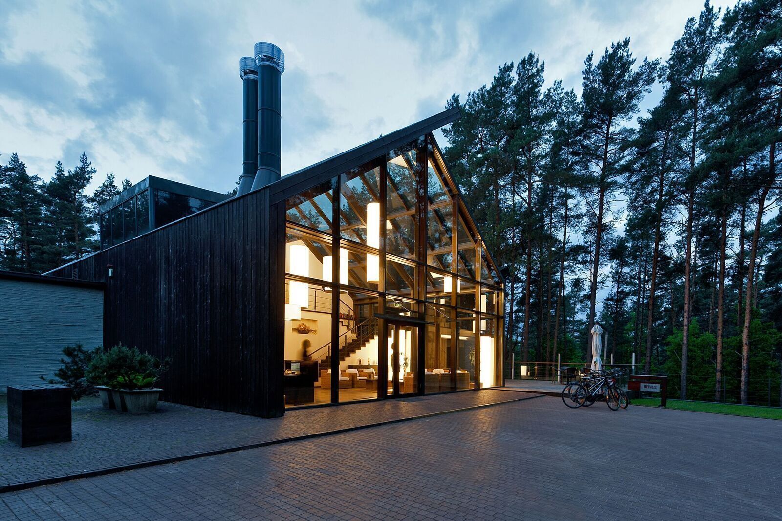 Front of property - evening/night