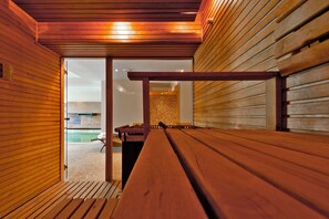 Sauna, hot tub, steam room, Turkish bath, hot stone massages