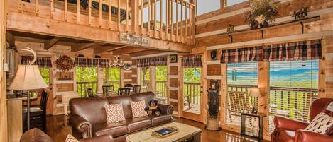 Televisión de pantalla plana, chimenea, videojuegos, reproductor de DVD