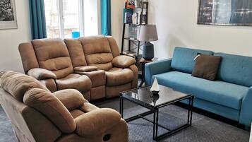 Smart TV, books, smart speakers, video library