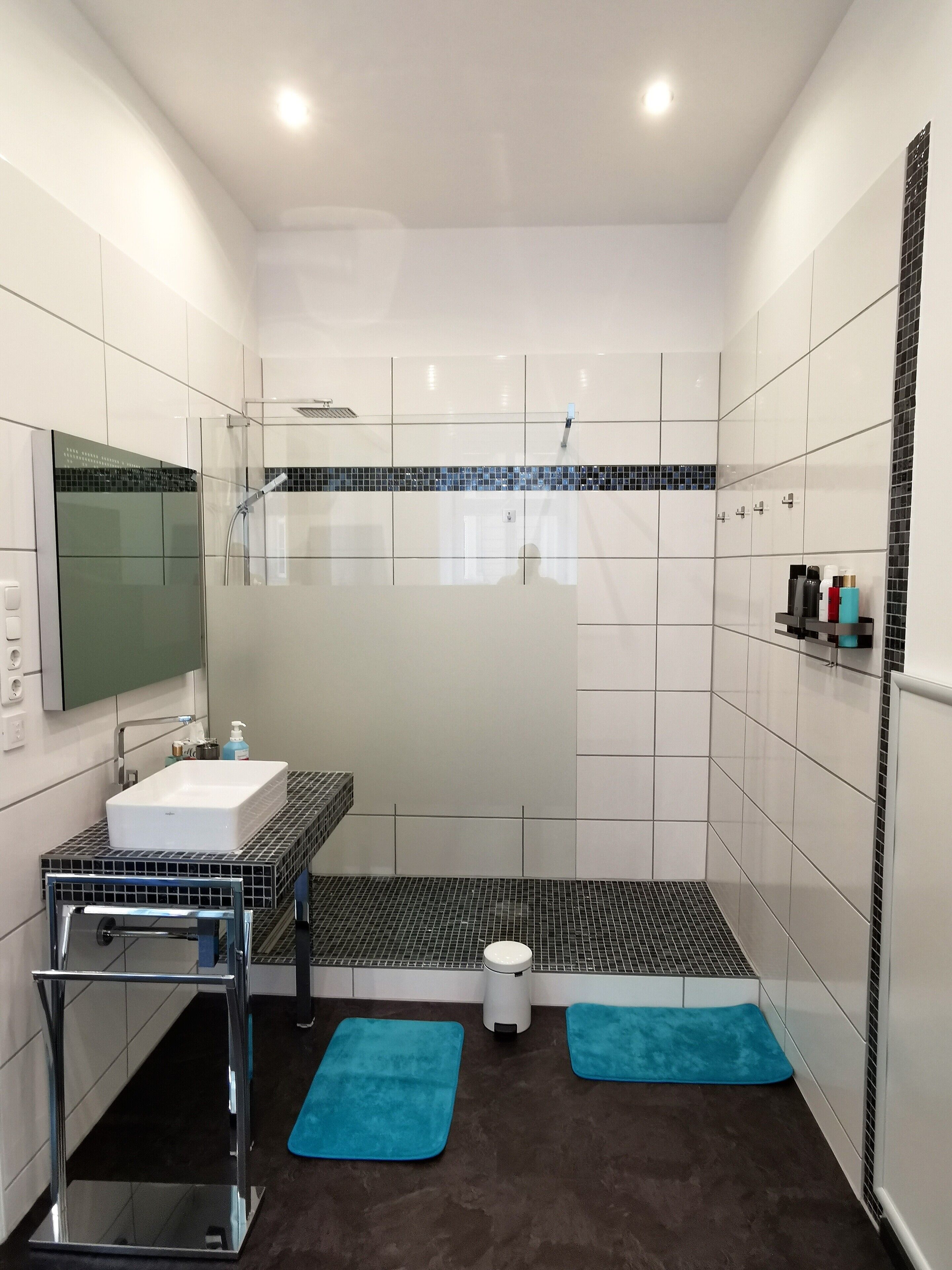 Ducha, cabezal de ducha tipo lluvia, secador de pelo, batas