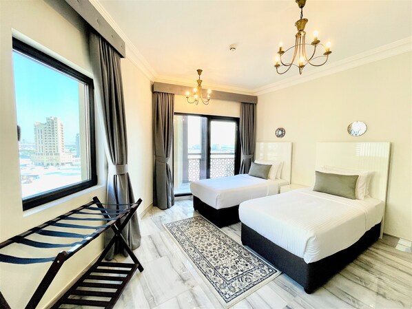 Deluxe Apartment (2 Bedrooms) | View from room - Marbella Executive 2 Bedrooms Balcony (Dubai)