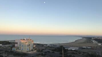 Vue sur la plage/lâocĂ©an
