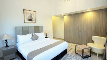 2 bedrooms, bed sheets