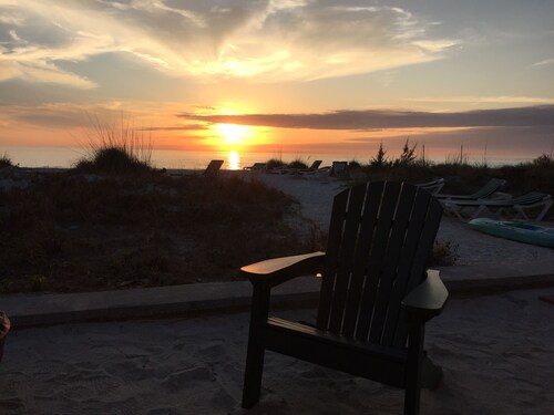 Quiet Gulf front vacation.  Two bedroom two bath Gulf front villa