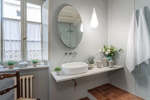 Regadera, secadora de cabello, bidet, toallas 