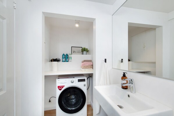 Apartment, 1 Bedroom, Ground Floor | Bathroom - Live as Locals Apartments (Reykjavik)